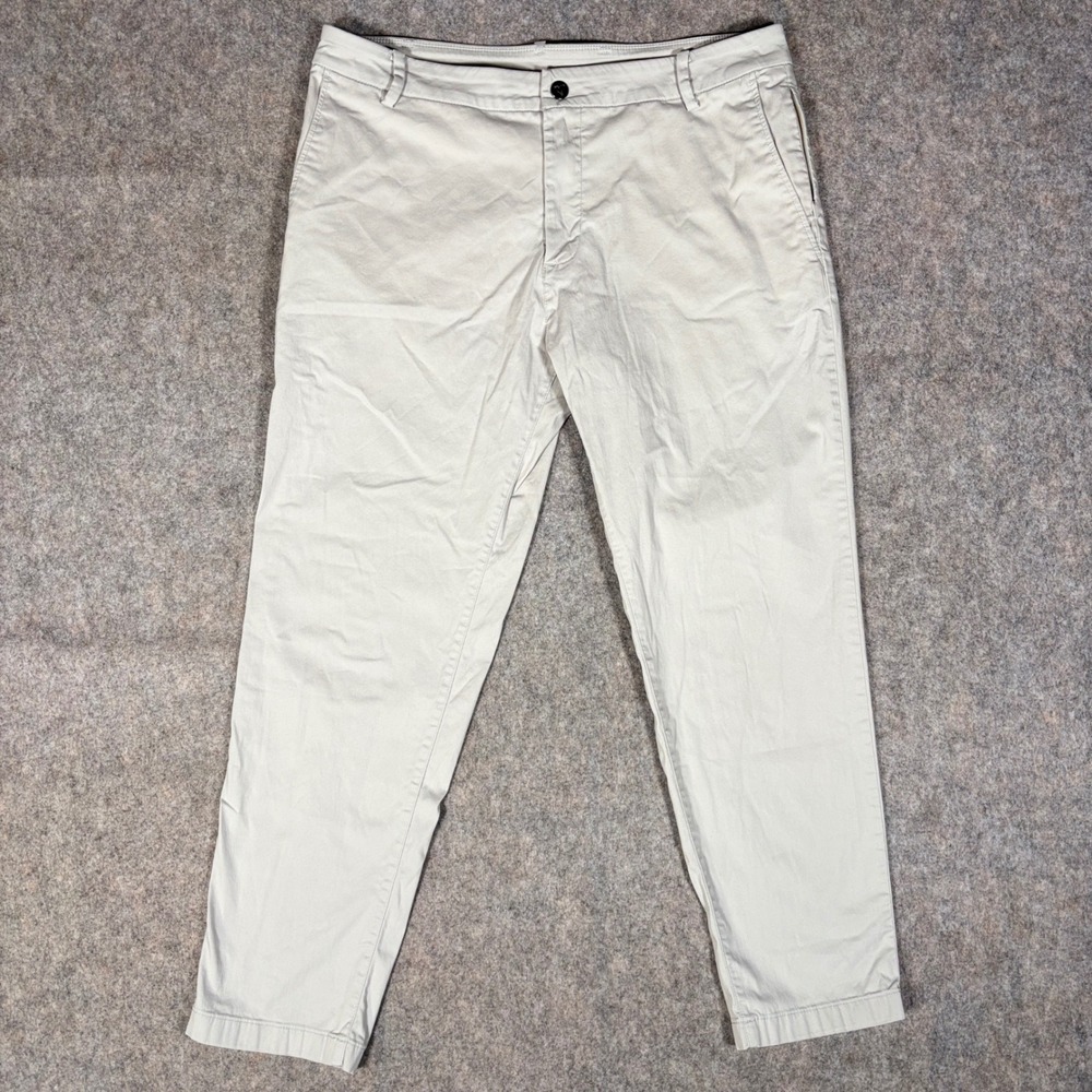 Birddogs Chino Pant Mens 34x32 (35x27) Beige Performance Stretch Blend Tech Golf
